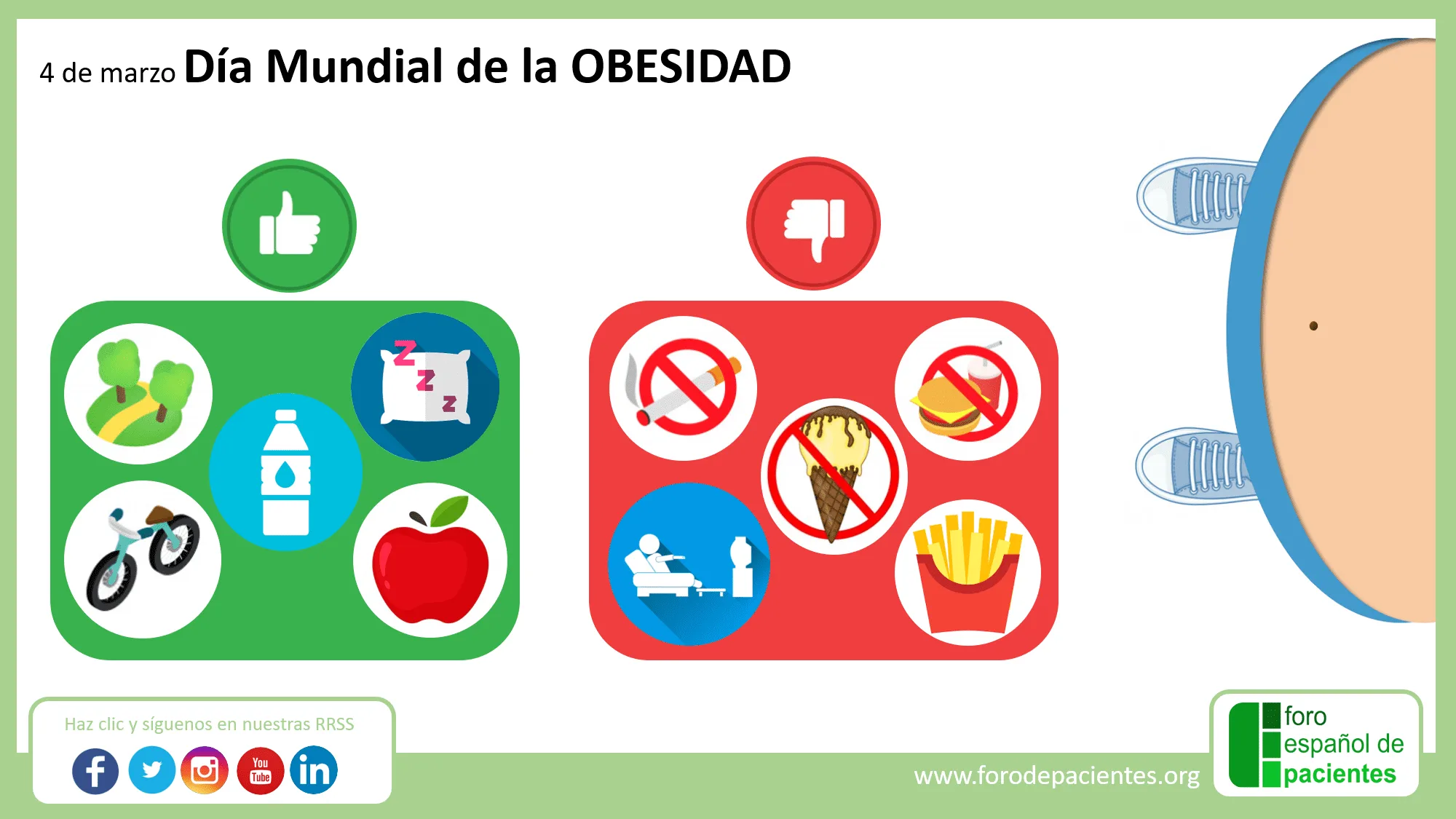 El FEP respalda el Día Mundial de la Obesidad 1 Obesidad