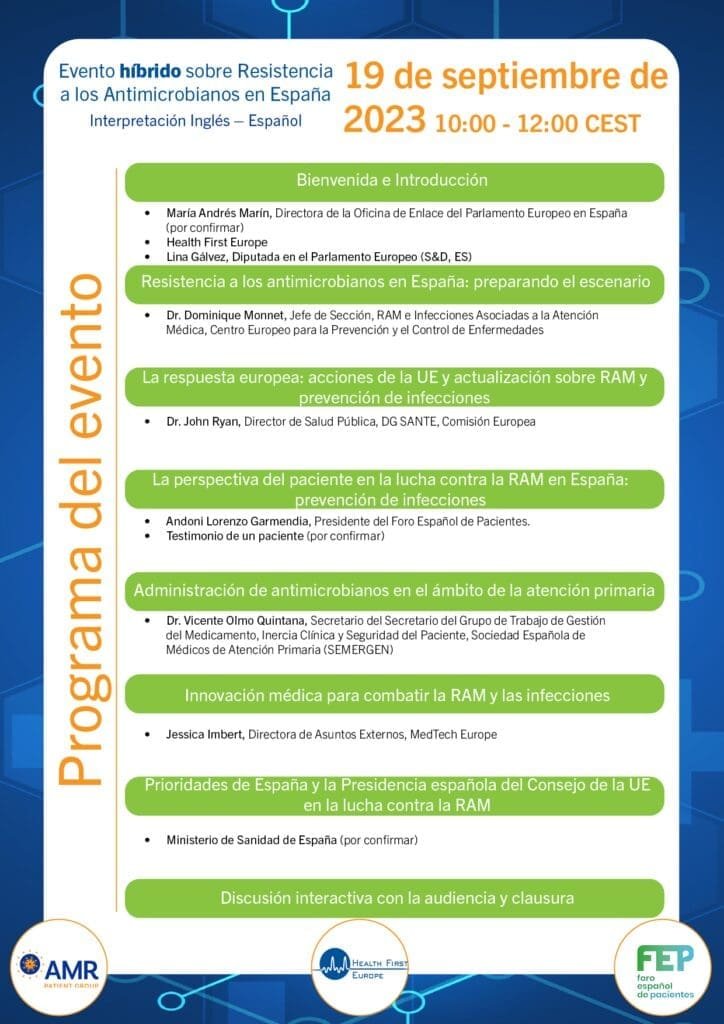 Agenda AMR Spain event ES