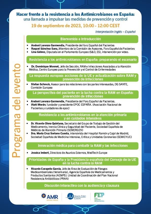 HFE AMR DRAFT event programme ES V2