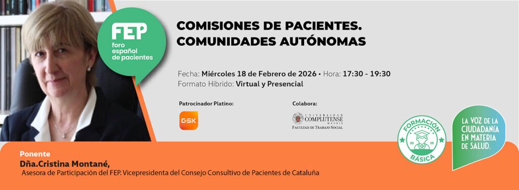 Programa de Formación Foro Español de Pacientes 2026 1 FORO FORMACION 2026 V2 01