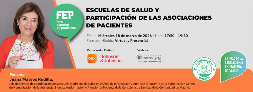 Programa de Formación Foro Español de Pacientes 2026 2 FORO FORMACION 18 MARZO 2026 V5 01