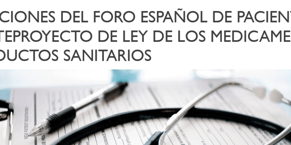 Banner Alegaciones Anteproyecto productos sanitarios 2