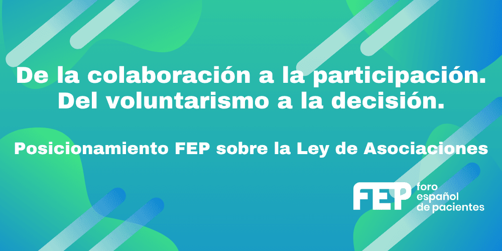 Posicionamiento FEP sobre la Ley de Asociaciones