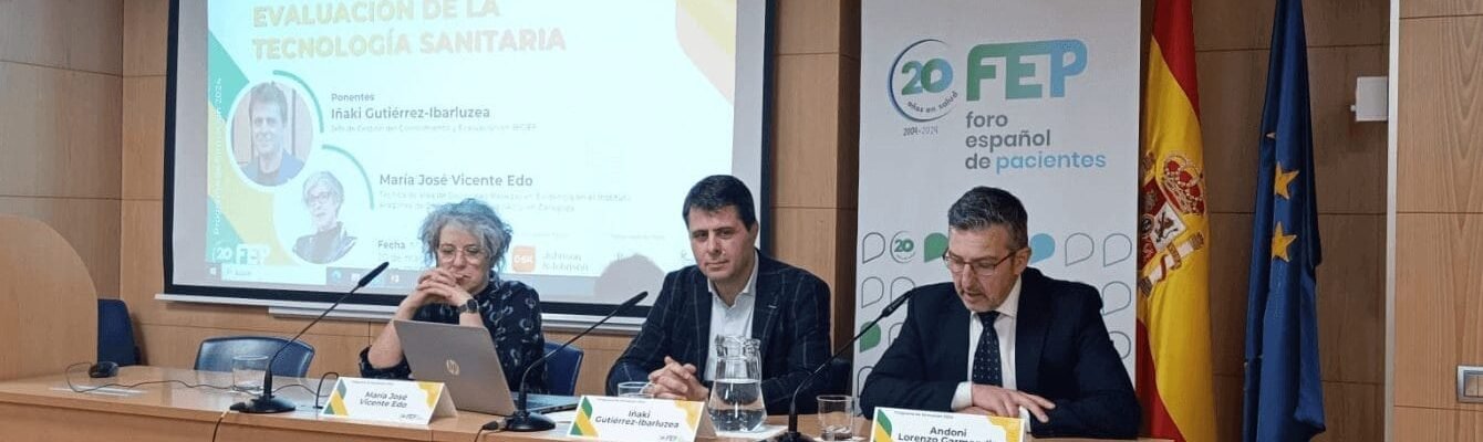 FORMACIÓN FORO ESPAÑOL DE PACIENTES - IÑAKI, ANDONI TECNOLOGIAS SANITARIAS