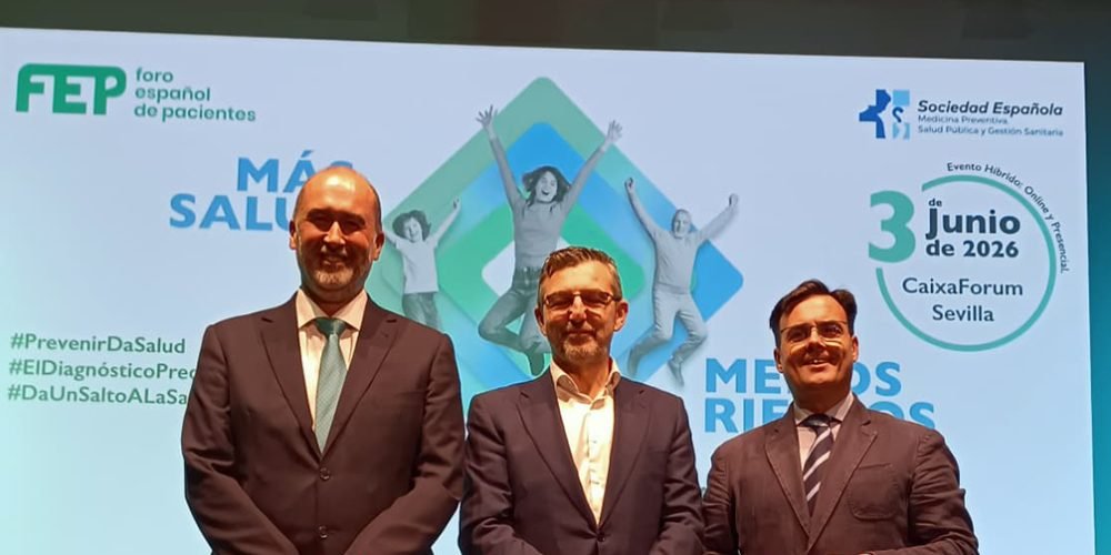 El Foro Español de Pacientes y la Sociedad Española de Medicina Preventiva reclaman que la prevención sea una prioridad real en la agenda sanitaria