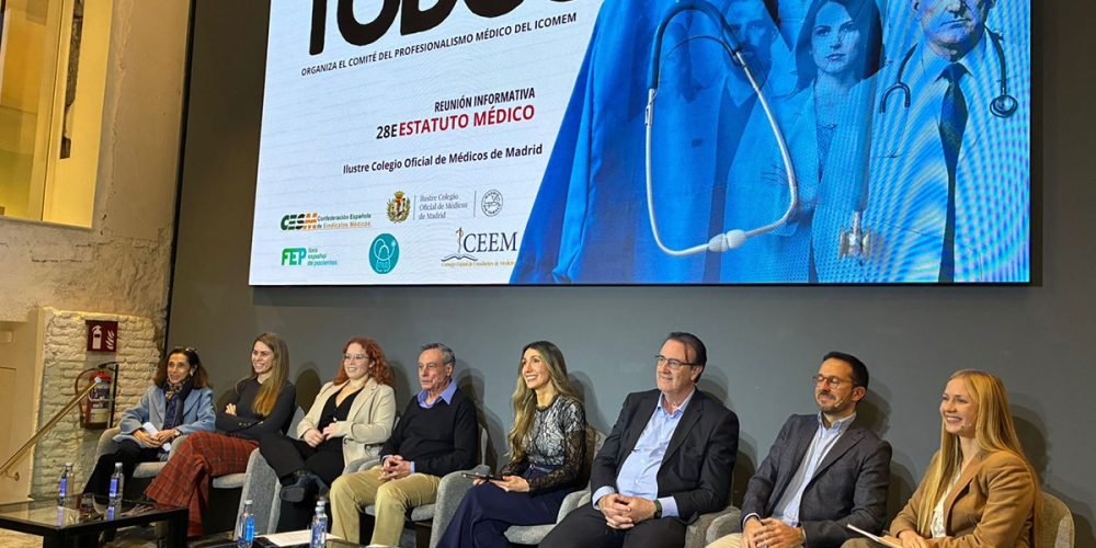 Raquel Sánchez, vicepresidenta 2ª del Foro Español de Pacientes participó en la Jornada Informativa sobre el Estatuto del Médico de ICOMEM
